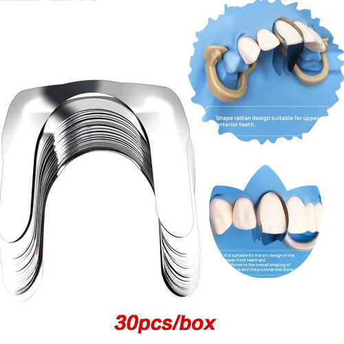 Anterior Metal Matrix Bands - 30pcs